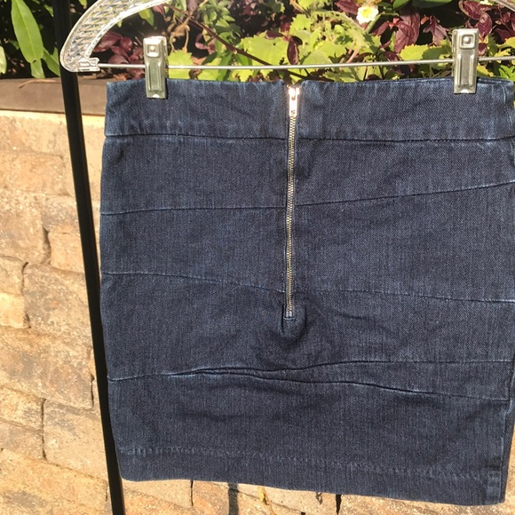 Bodycon Blank Jean Skirt - Picture 3 of 6